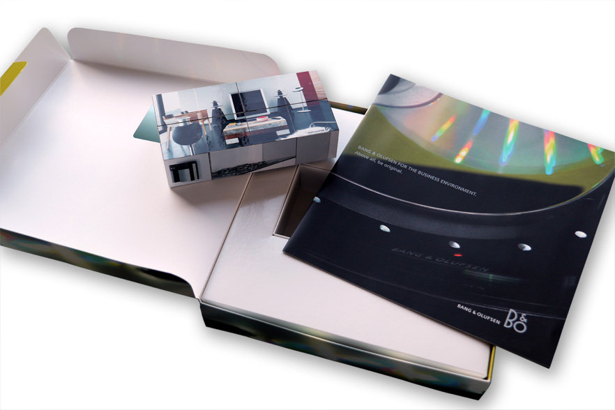 'Customer brochure mailings for Bang & Olufsen